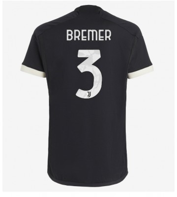 Juventus Gleison Bremer #3 Replica Third Stadium Shirt 2023-24 Short Sleeve